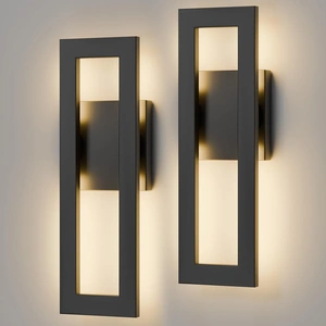 lamqee 14 inches modern outdoor wall lights.webp