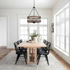 lamqee 19 inches farmhouse dining room light fixture.webp